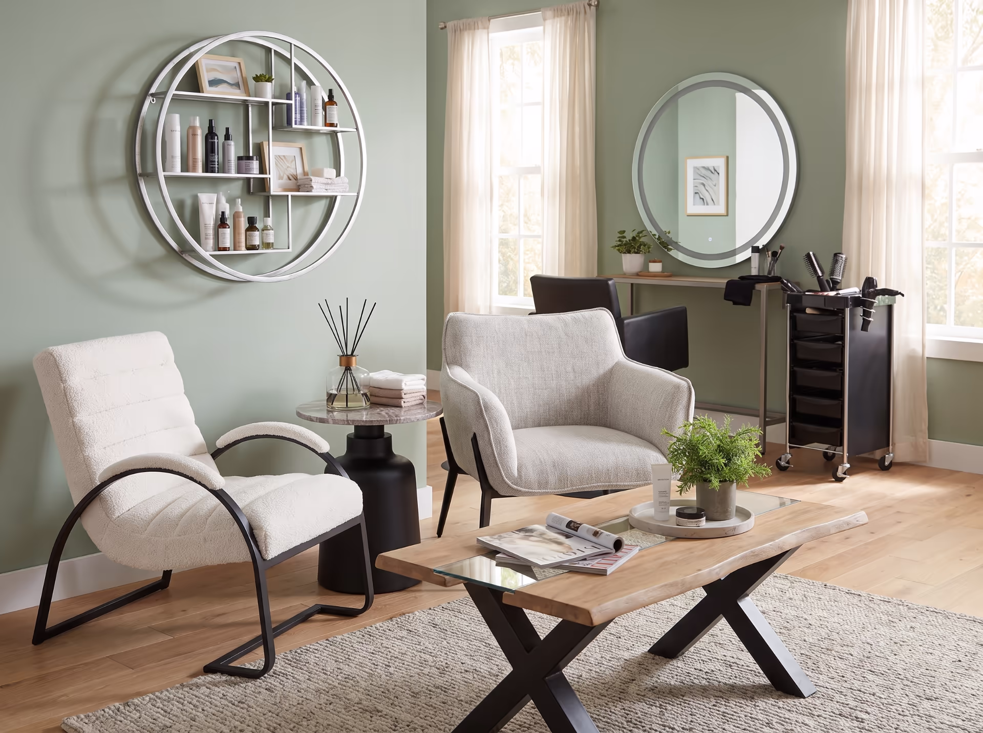 Considered home interior styled with Ukause furniture and décor
